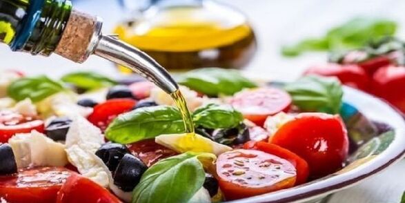 When preparing Mediterranean diet dishes, it is essential to use olive oil.