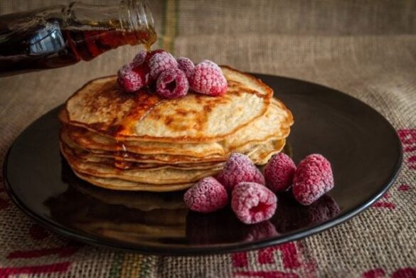 Bran pancakes on the Ducan diet menu