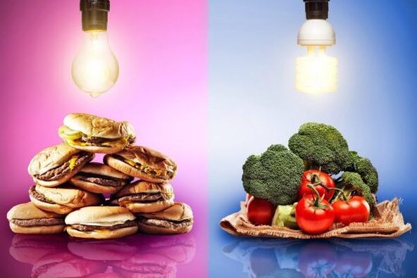 Choosing a diet food to lose weight