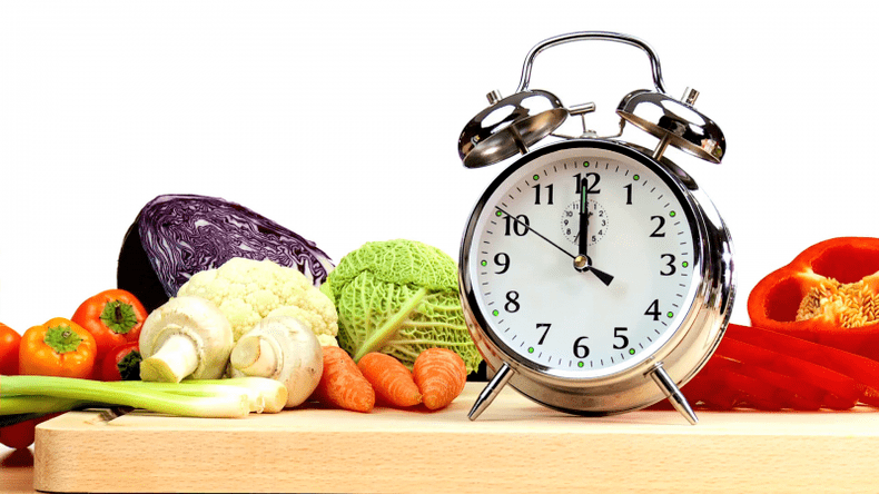 meal times with a buckwheat diet