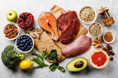 Proper nutrition diet
